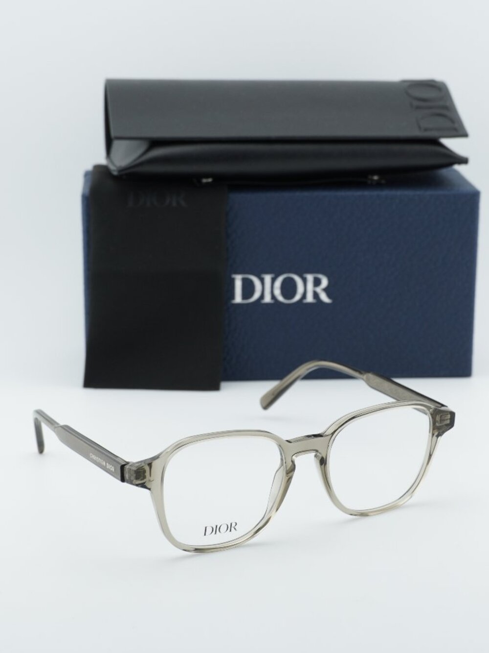 Dior DIORBOTANICAO S2I 7800 Square Eyeglasses 50mm - Green